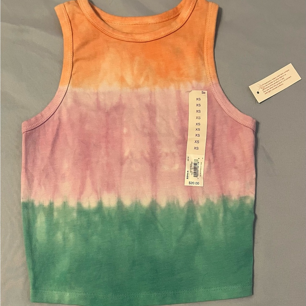 Juniors Tie-Dye Tank Top